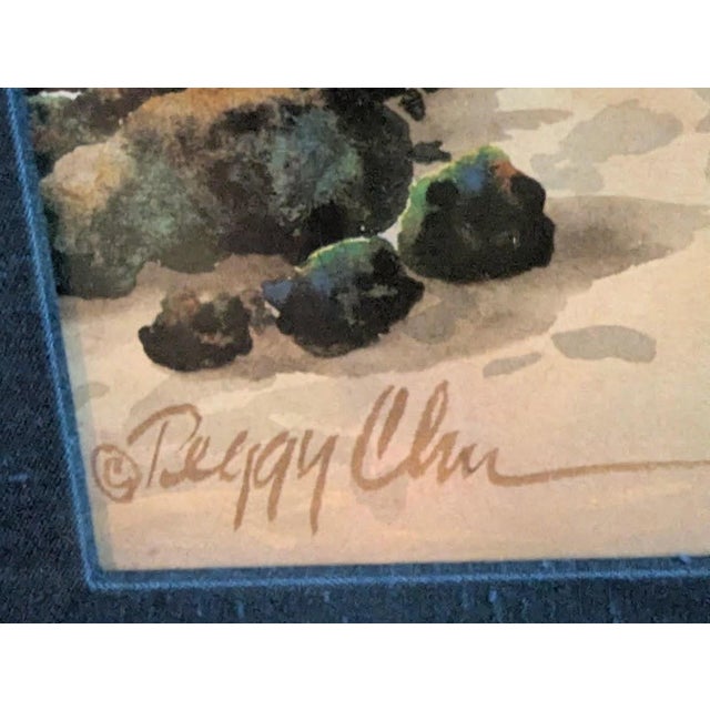 Original watercolor painting by the renowned Hawaiian artist Peggy Chun (1946 - 2008). Peggy Chun was known for her...