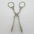 Vintage Italian Handmade Genuine Silver Decorative Sugar Cube Tonges with Rose Flower Motif, 1970s For Sale - Image 3 of 13