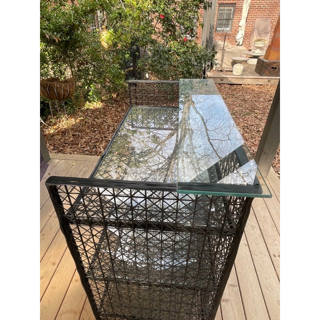 Mid 20th Century Outdoor Spun Fiberglass Dry Bar in the Style of Russell Woodard For Sale In Atlanta - Image 6 of 9