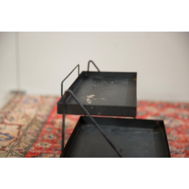 :: Vintage circa 1950s Philco metal display stand that reads "Dependability. Reliability. Philco... Famous for Quality the...