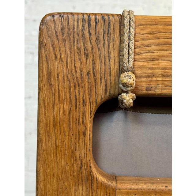 Pair of Mid-Century "Elmyre" Chairs Attributed to Guillerme & Chambron for Votre Maison For Sale - Image 11 of 12
