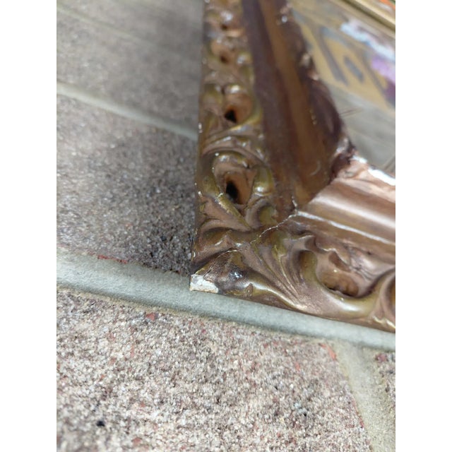 Gold Antique Pair of Hand-Painted Ceramic Belly Dancers by Peccatte Thevenot For Sale - Image 8 of 17