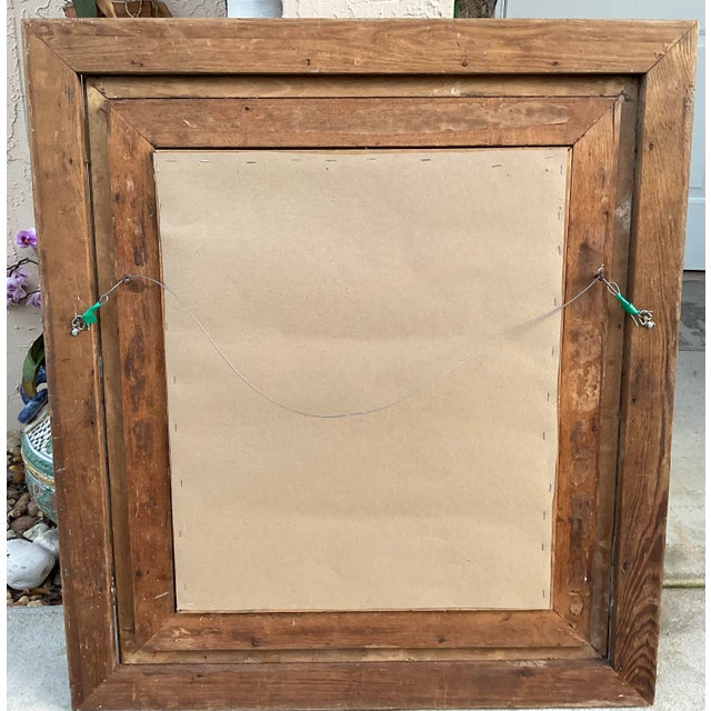 Hand Carved Wood Italian Mirror For Sale - Image 10 of 12