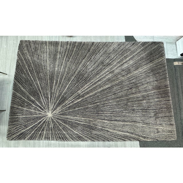 Design Plus Gallery presents the 5ft x 8ft 5ft x 8ft Grace Area Rug in Graphite by Angela Adams for Design Within Reach....