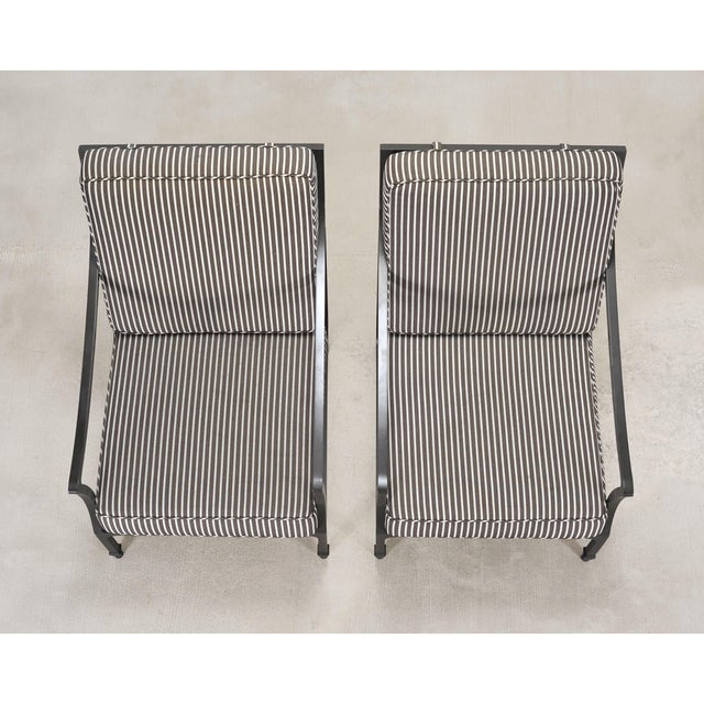 McKinnon and Harris Pair of McKinnon and Harris Beaufort Aluminum Club Chairs For Sale - Image 4 of 18