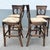 Early 21st Century Boho Chic Rattan and Wicker Counter Stools - Set of 4 For Sale - Image 5 of 7