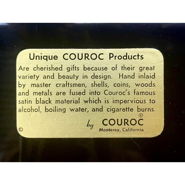 Celestial Zodiac Tray Vintage Couroc of Monterey | 12 Astrological Signs | Mid-Century California Design For Sale - Image 11 of 15