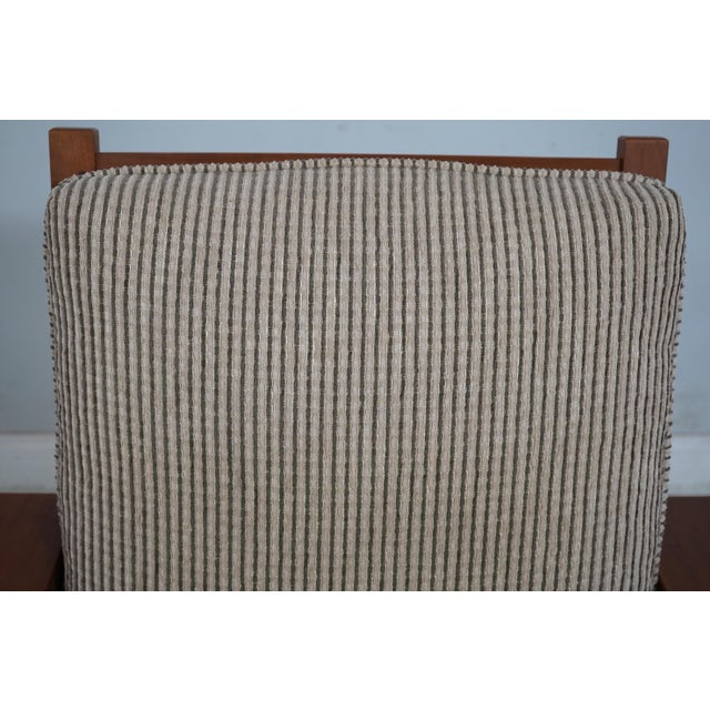 1990s Stickley Cherry Spindle Morris Style Lounge Chair For Sale - Image 5 of 12