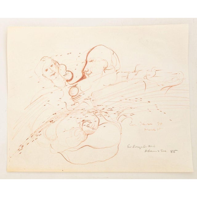 Eva Bouzard-Hui Surrealist Mixed Media, 11 For Sale - Image 9 of 15