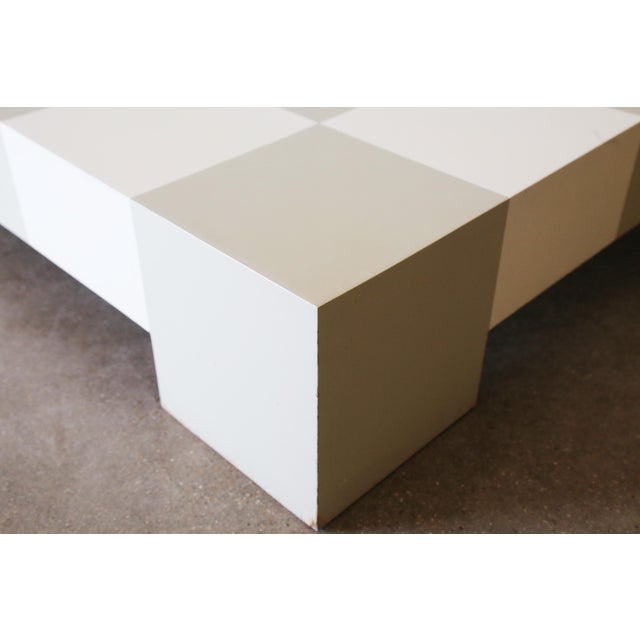 Super stylish low coffee table designed by Milo Baughman for Thayer Coggin dating to the late 1960’s early 1970’s. The...