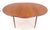 Wood Late 20th Century Danish Modern Round Teak Dining Table w/ 18" Pop Up Hide Away Leaf MINT For Sale - Image 7 of 15