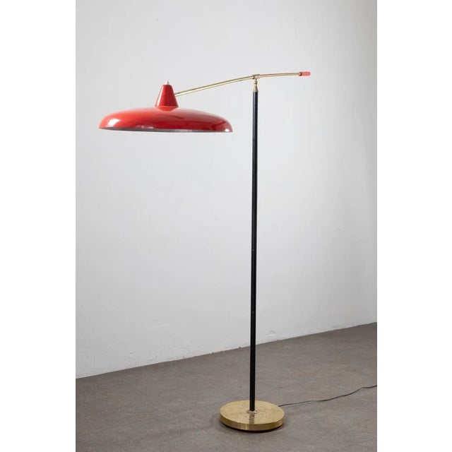Floor Lamp in Brass and Metal from Stilnovo, 1950s For Sale - Image 13 of 13