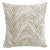 22" Indoor/Outdoor Pillow in Linen Washed Zebra For Sale