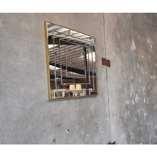 1980s Post Modern Sharon Art Mirror For Sale - Image 5 of 7