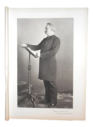 Antique Photogravure-Theodore Thomas- First Renowned American Orchestral Conductor-Folio Size