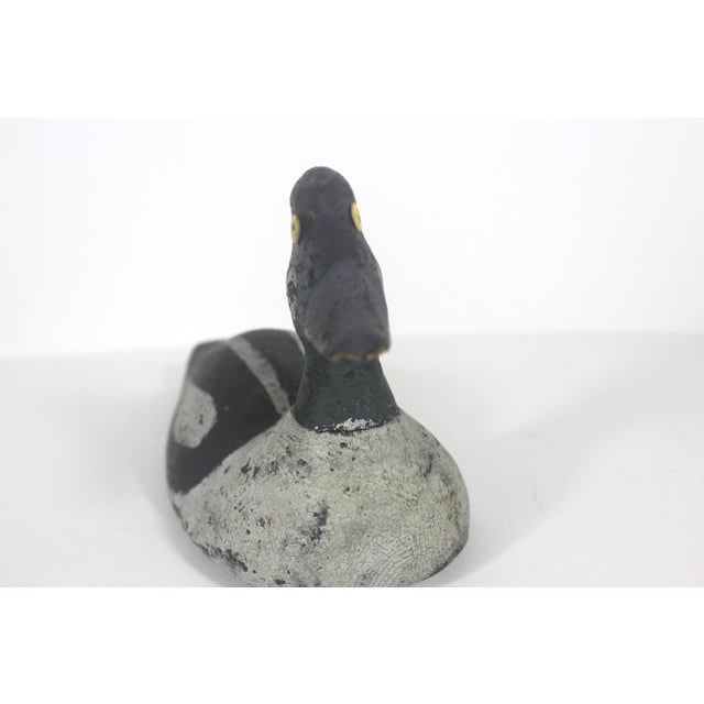 Vintage Painted Wood Duck Decoy For Sale - Image 13 of 14