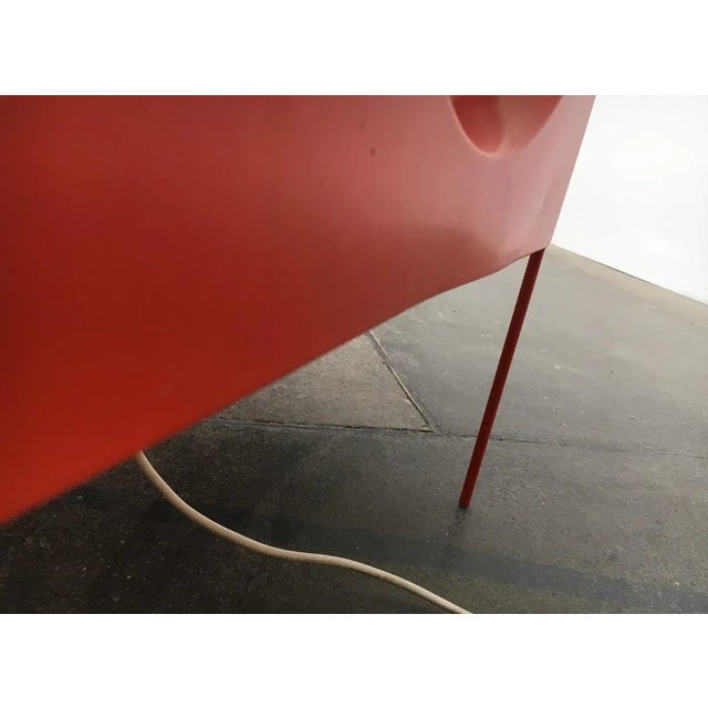Red Swiss Space Age T-267 Cube Floor Lamp by Carl Moor for BAG Turgi, 1960s For Sale - Image 8 of 18