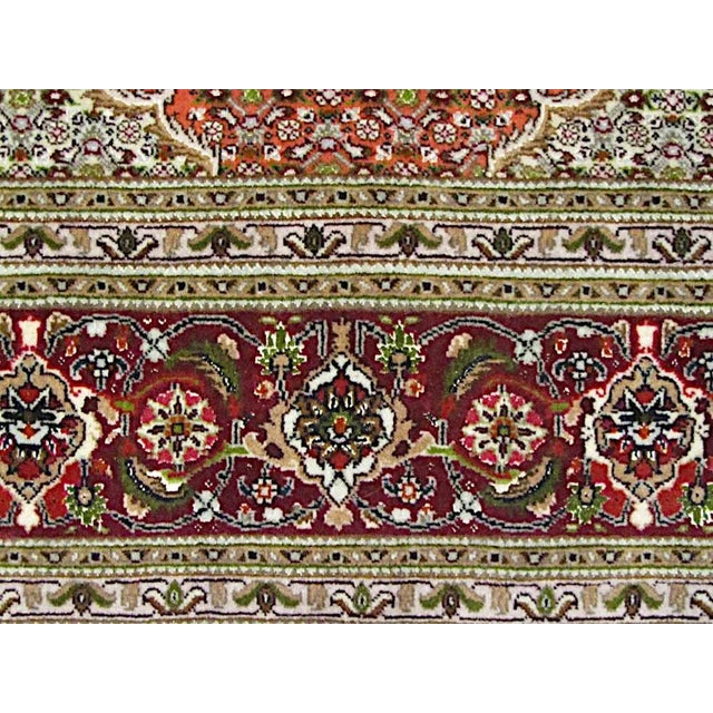 Tabriz Work Rug, 2000s For Sale - Image 9 of 13