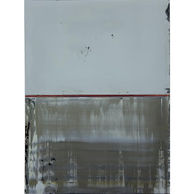 Arvid Boecker Contemporary Abstract Oil on Canvas/Wood "#1801" by Arvid Boecker For Sale - Image 4 of 8