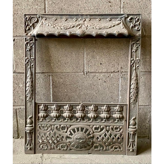 30.5” high x 24.5” wide Opening 20” wide x 15” high Crafted with exceptional detail, this ornate piece showcases a...