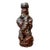 Vintage Sculptural Textured Ceramic Vase For Sale