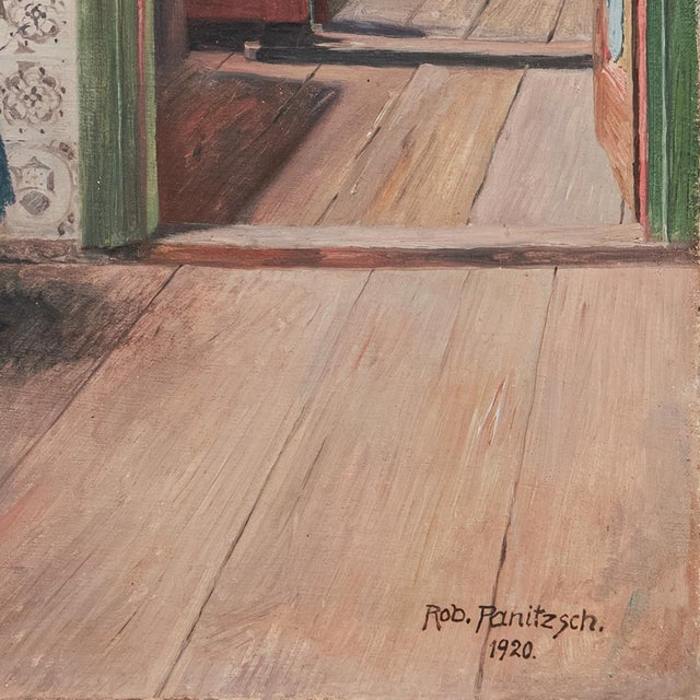 Signed lower left, 'Rob. Panitzsch' for Robert Panitzsch (Danish, 1879-1949) and dated 1920. Panitzsch studied at the...