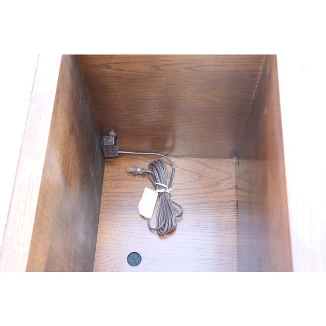Pair of Vintage Henredon Campaign-Style Nightstands/End Tables For Sale - Image 11 of 12
