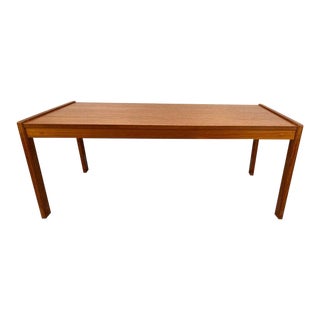 Mid Century Modern Danish Teak Coffee Table. For Sale