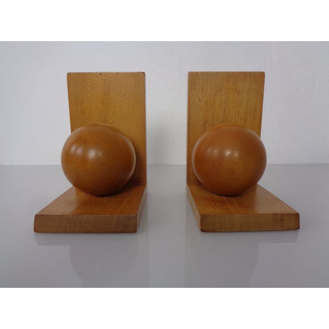 Wooden Bookends by VEB Naumburg, East Germany, 1960s, Set of 2 For Sale - Image 10 of 17