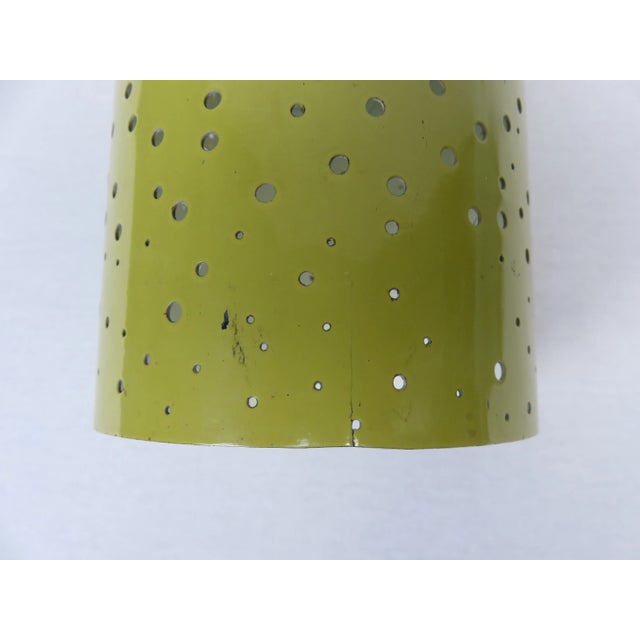 Pendant in Brass and Yellow and Light Blue Lacquered Metal, 1950s For Sale - Image 16 of 18