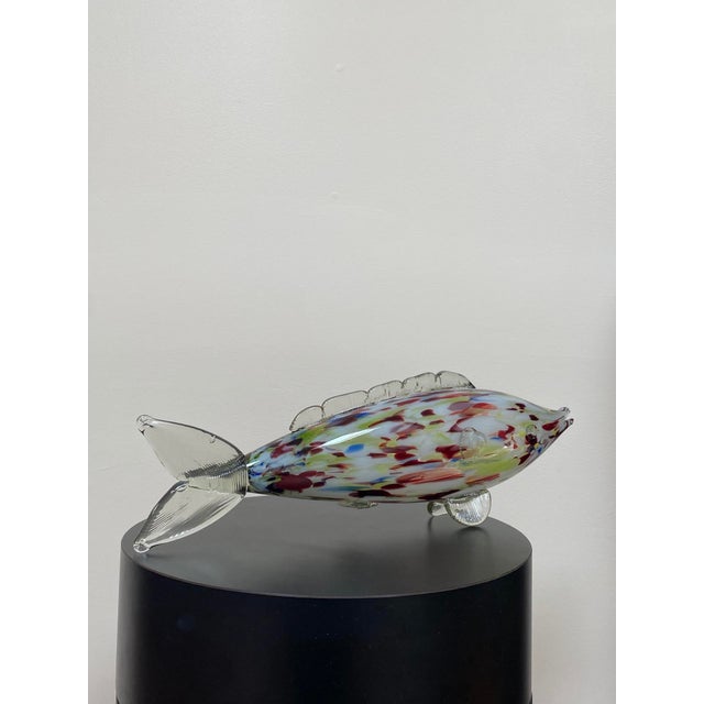 Large Mid-Century Murano Art Glass Fish, 1970s For Sale In New York - Image 6 of 16
