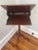Queen Anne Mid 20th Century Queen Anne Style Mahogany Bookstand on Turned Pedestal Base For Sale - Image 3 of 9