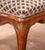 Wood Mid-Century French Louis XV Walnut Desk Chair With Upholstered Seat For Sale - Image 7 of 11