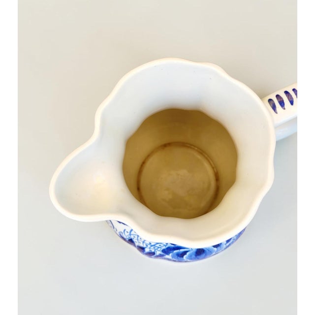 Large Early 20th Century Antique Hand-Painted Delft Blue Pitcher, Holland For Sale - Image 11 of 18