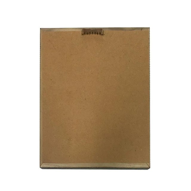 Accurate reproduction of the original oil painting, this image is printed on canvas, mounted to a board and treated with a...