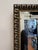 This pair of vintage wood frames each feature a deep, repeating U-shaped carved pattern (scalloping) that creates a heavy,...