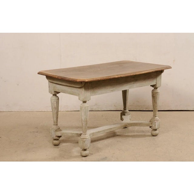 17th Century Swedish Period Baroque Carved Wood Table For Sale - Image 4 of 11