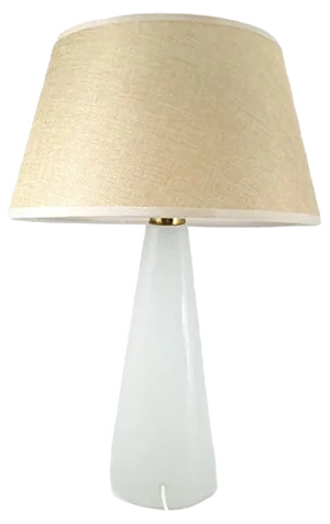Murano Opaline Glass Table Lamp, 1970s