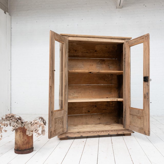 Two-Door Walnut Display Cabinet, 1880 For Sale - Image 4 of 10