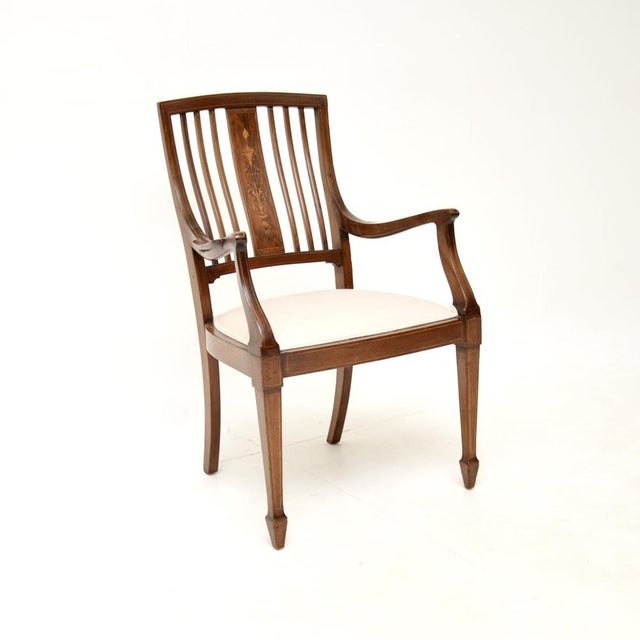 Antique Edwardian Armchair, 1900s For Sale - Image 11 of 11