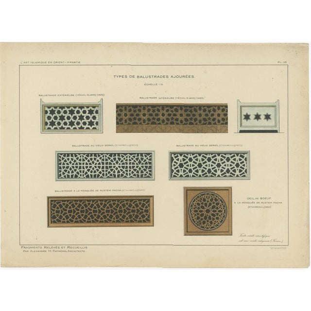 Alexandre M. Raymond, Yeşil Mosque & Rüstem Pasha Mosque 1924, Paper For Sale - Image 3 of 10