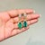 Metal 14k Yellow Gold 6.9ct Emerald & 3.24ct Diamond Art Deco Earrings- 2 Pieces For Sale - Image 7 of 14