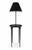 Contemporary Pic Floor Lamp in Wood and Lacquered Steel by Christophe Perichon For Sale - Image 3 of 8