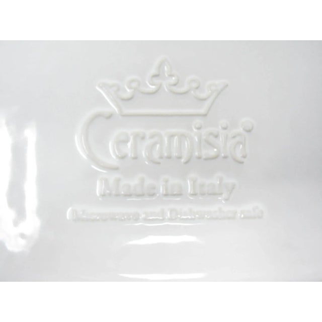 Ceramisia Italy Ceramic Salad Plates / Small Platters With Lemon Design - Set of 11 For Sale - Image 11 of 12