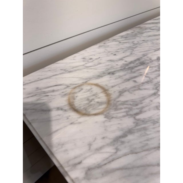 19th Century French Louis XVI Chest With Marble For Sale - Image 15 of 15