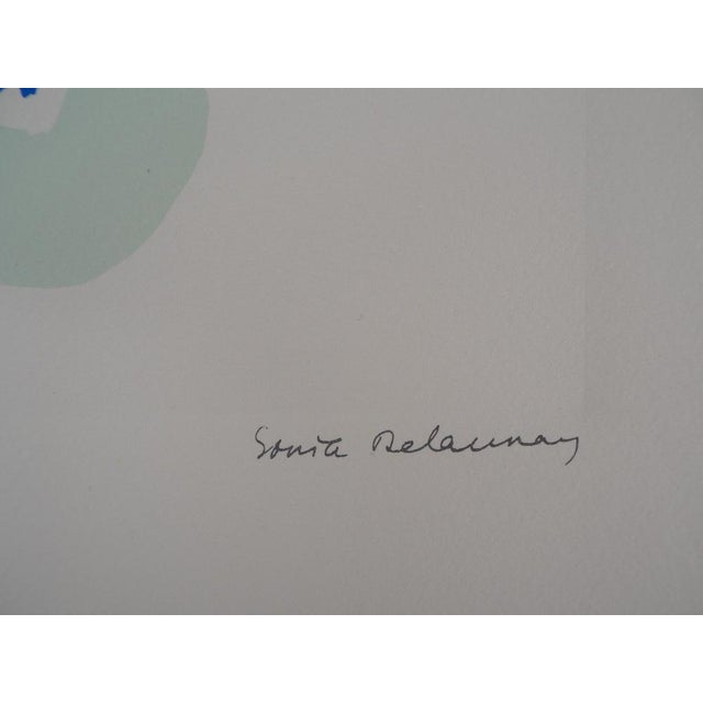 After Sonia Delaunay, Abstract Composition, 1994, Lithograph, Set of 4 For Sale - Image 10 of 18