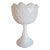 Vintage Milk Glass Goblet Vase For Sale