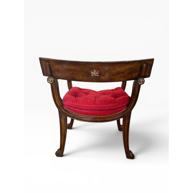 Theodore Alexander Althorp Regency in the Style of Thomas Hope Armchair For Sale In New York - Image 6 of 13