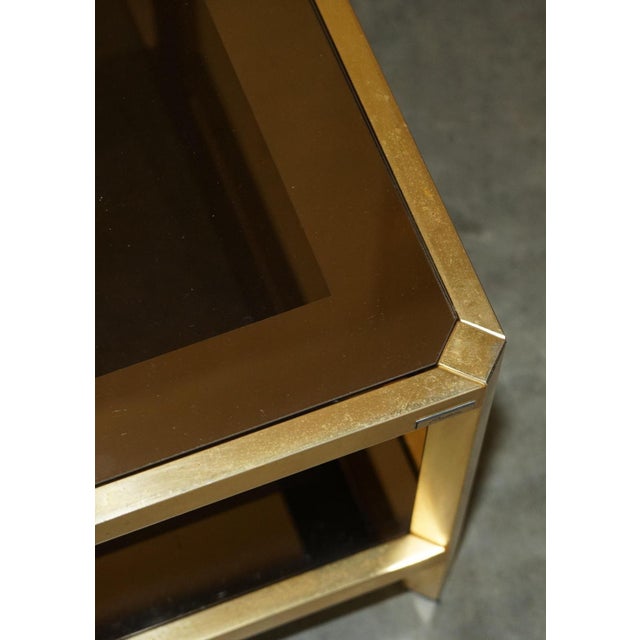 Mid-Century Modern Brass and Glass Side Tables, 1960, Set of 2 For Sale - Image 15 of 18