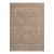 Chris Loves Julia x Loloi Louisa Taupe / Gold 9'-6" x 9'-6" Round Area Rug For Sale